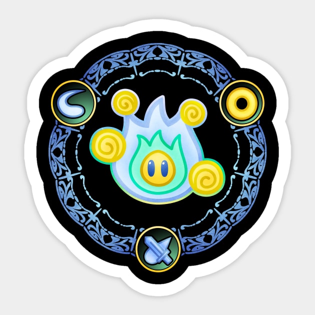 Lumina Wisp Sticker by Kari Likelikes